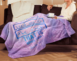 Bible Verses Premium Mink Sherpa Blanket - Lead Me To The Rock ~Psalm 61:2~ Design 5