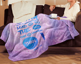 Bible Verses Premium Mink Sherpa Blanket - Lead Me To The Rock ~Psalm 61:2~ Design 9