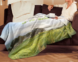 Bible Verses Premium Sherpa Mink Blanket - With His Stripes, We Are Healed ~Isaiah 53:5~