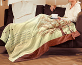 Bible Verses Premium Sherpa Mink Blanket - He Is Faithful And Just To Forgive ~1 John 1:9~