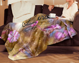Bible Verses Premium Sherpa Mink Blanket - The Lord Is My Shield ~Psalm 3:3~