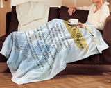 Bible Verses Premium Mink Sherpa Blanket - Lord's Prayer ~Matthew 6:9-13~ (Design: Dreamy 2)