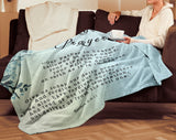 Bible Verses Premium Mink Sherpa Blanket - Lord's Prayer ~Matthew 6:9-13~ (Design: Bird 2)