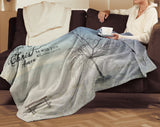 Bible Verses Premium Sherpa Mink Blanket - Grace of Lord Be With You ~2 Thessalonians 3:18~