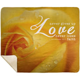MeditateHealing.com | Bible Verses Premium Sherpa Mink Blanket