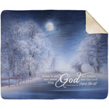 MeditateHealing.com | Bible Verses Premium Sherpa Mink Blanket