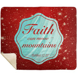 MeditateHealing.com | Bible Verses Premium Sherpa Mink Blanket