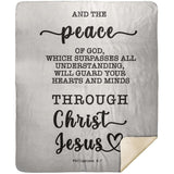 MeditateHealing.com | Bible Verses Premium Sherpa Mink Blanket