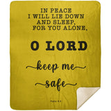 MeditateHealing.com | Bible Verses Premium Sherpa Mink Blanket