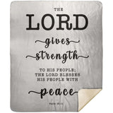 MeditateHealing.com | Bible Verses Premium Sherpa Mink Blanket