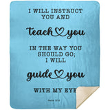 MeditateHealing.com | Bible Verses Premium Sherpa Mink Blanket