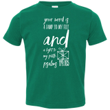 MeditateHealing.com | Bible Verse Toddler Jersey T-Shirt