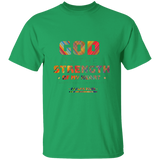 Bible Verse Men 5.3 oz. T-Shirt - "Psalm 73:26" Design 11 - Meditate Healing Christian Store