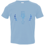 Bible Verse Toddler Jersey T-Shirt - "Psalms 61:2" Design 10 - Meditate Healing Christian Store