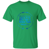 Bible Verse Men 5.3 oz. T-Shirt - "Psalm 61:2" Design 8 - Meditate Healing Christian Store