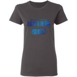 Bible Verses Ladies' 5.3 oz. T-Shirt - "Psalm 61:2" Design 4 - Meditate Healing Christian Store
