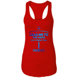 Bible Verses Ladies Ideal Racerback Tank - "Psalm 61:2" Design 1 - Meditate Healing Christian Store