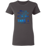 Bible Verses Ladies' 5.3 oz. T-Shirt - "Psalm 61:2" Design 6 - Meditate Healing Christian Store