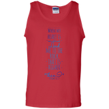 Bible Verse Men 100% Cotton Tank Top - "Psalm 61:2" Design 2 - Meditate Healing Christian Store