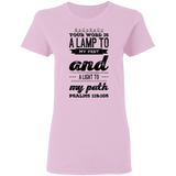 MeditateHealing.com | Bible Verse Ladies' T-Shirt