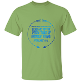 Bible Verse Men 5.3 oz. T-Shirt - "Psalm 61:2" Design 8 - Meditate Healing Christian Store
