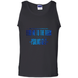 Bible Verse Men 100% Cotton Tank Top - "Psalm 61:2" Design 4 - Meditate Healing Christian Store