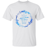 Bible Verse Men 5.3 oz. T-Shirt - "Psalm 61:2" Design 19 - Meditate Healing Christian Store