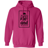 Bible Verse Men G185 Pullover Hoodie 8 oz. - Your Word Is Light To My Path ~Psalm 119:105~ Design 2