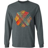 Bible Verse Long Sleeve Ultra Cotton T-Shirt - "Psalm 73:26" Design 4 - Meditate Healing Christian Store