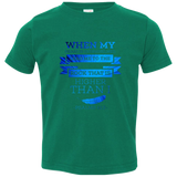 Bible Verse Toddler Jersey T-Shirt - "Psalms 61:2" Design 13 - Meditate Healing Christian Store