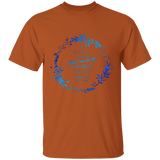 Bible Verse Men 5.3 oz. T-Shirt - "Psalm 61:2" Design 19 - Meditate Healing Christian Store