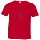 Bible Verse Toddler Jersey T-Shirt - "Psalms 61:2" Design 10 - Meditate Healing Christian Store