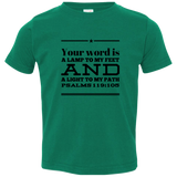 MeditateHealing.com | Bible Verse Toddler Jersey T-Shirt