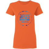 Bible Verses Ladies' 5.3 oz. T-Shirt - "Psalm 61:2" Design 8 - Meditate Healing Christian Store