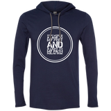 Bible Verse Men Long Sleeve T-Shirt Hoodie - "Psalm 119:105" Design 8 (White Font) - Meditate Healing Christian Store