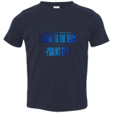 Bible Verse Toddler Jersey T-Shirt - "Psalms 61:2" Design 4 - Meditate Healing Christian Store