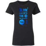 Bible Verses Ladies' 5.3 oz. T-Shirt - "Psalm 61:2" Design 9 - Meditate Healing Christian Store