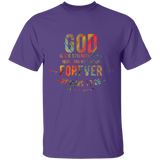 Bible Verse Men 5.3 oz. T-Shirt - "Psalm 73:26" Design 1 - Meditate Healing Christian Store