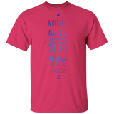 Bible Verse Men 5.3 oz. T-Shirt - "Psalm 61:2" Design 3 - Meditate Healing Christian Store