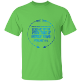 Bible Verse Men 5.3 oz. T-Shirt - "Psalm 61:2" Design 8 - Meditate Healing Christian Store