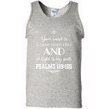 MeditateHealing.com | Bible Verse Men 100% Cotton Tank Top