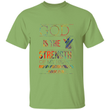 Bible Verse Men 5.3 oz. T-Shirt - "Psalm 73:26" Design 15 - Meditate Healing Christian Store