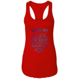 Bible Verses Ladies Ideal Racerback Tank - "Psalm 61:2" Design 17 - Meditate Healing Christian Store