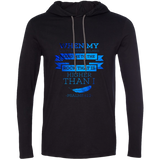 Bible Verse Men Long Sleeve T-Shirt Hoodie - "Psalm 61:2" Design 13 - Meditate Healing Christian Store