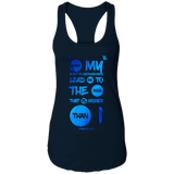 Bible Verses Ladies Ideal Racerback Tank - "Psalm 61:2" Design 9 - Meditate Healing Christian Store