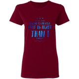Bible Verses Ladies' 5.3 oz. T-Shirt - "Psalms 61:2" Design 11 - Meditate Healing Christian Store