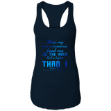 Bible Verses Ladies Ideal Racerback Tank - "Psalm 61:2" Design 6 - Meditate Healing Christian Store