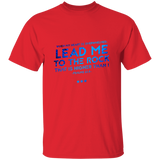 Bible Verse Men 5.3 oz. T-Shirt - "Psalm 61:2" Design 12 - Meditate Healing Christian Store