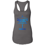 Bible Verses Ladies Ideal Racerback Tank - "Psalm 61:2" Design 1 - Meditate Healing Christian Store