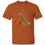 Bible Verse Men 5.3 oz. T-Shirt - "Psalm 73:26" Design 2 - Meditate Healing Christian Store